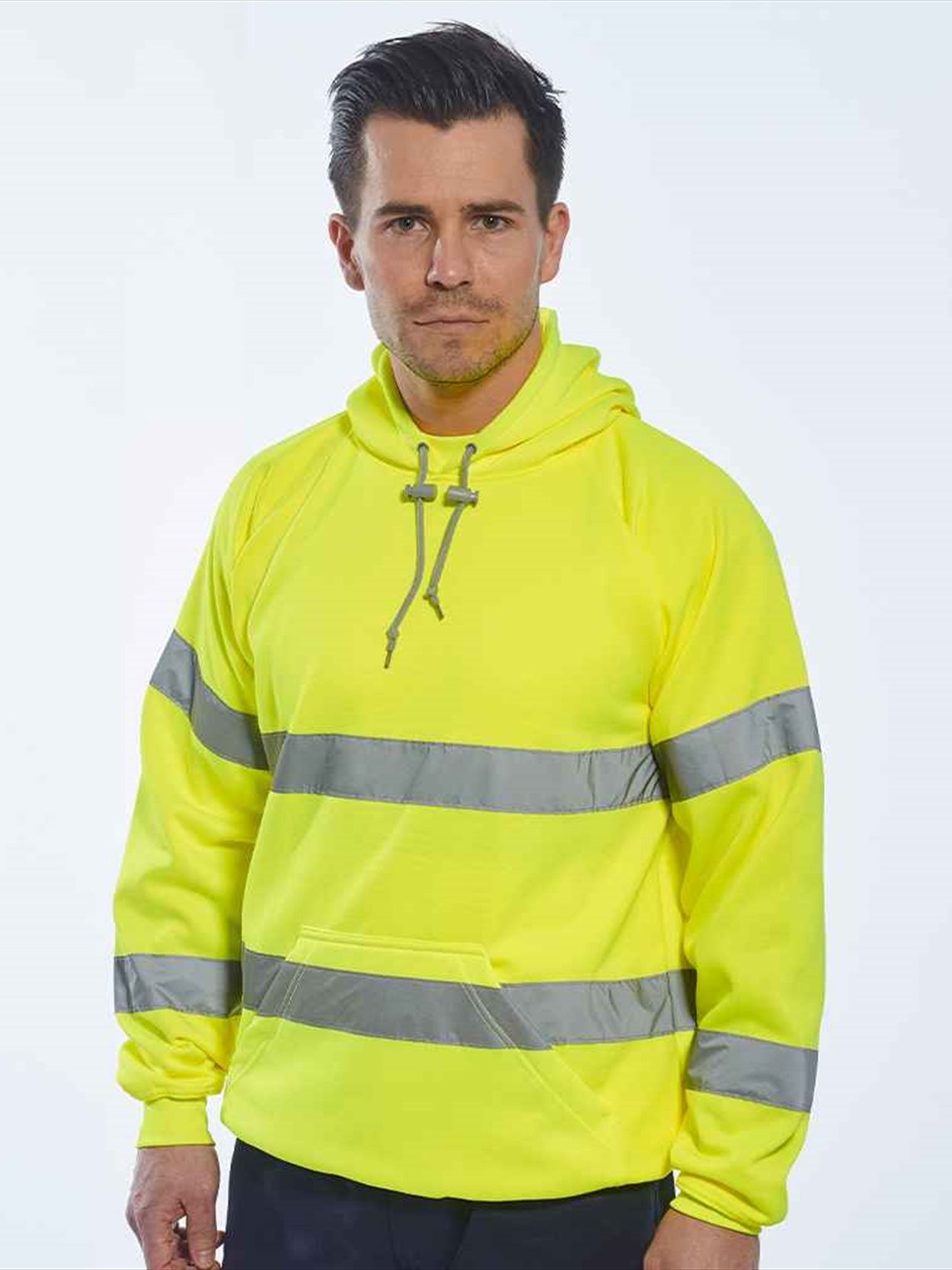 PW055 B304 Portwest Hi-Vis Hoodie Image 1