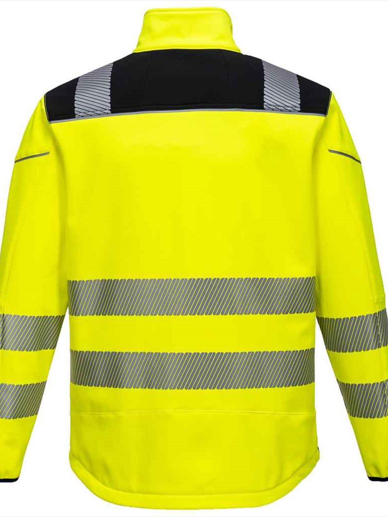 PW1011 T402 Portwest PW3 Hi-Vis Soft Shell Jacket Image 3