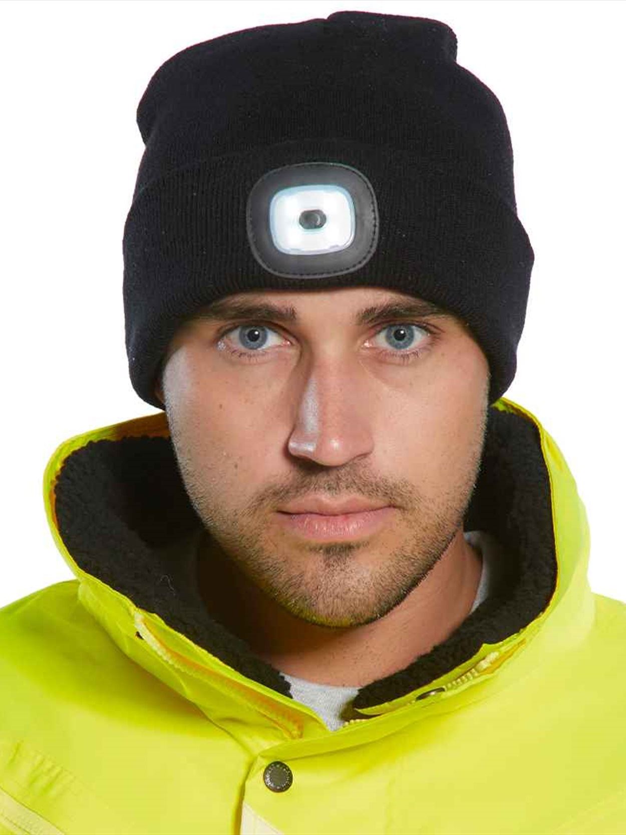 PW667 B029 Portwest LED Head Light Beanie Image 1