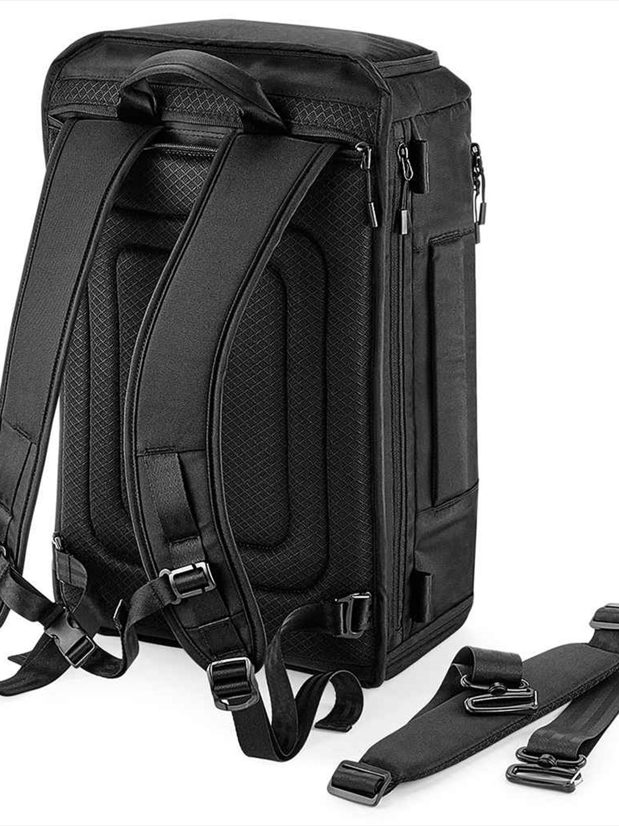 QD568 Quadra Pitch Black 72 Hour Weekender Image 2