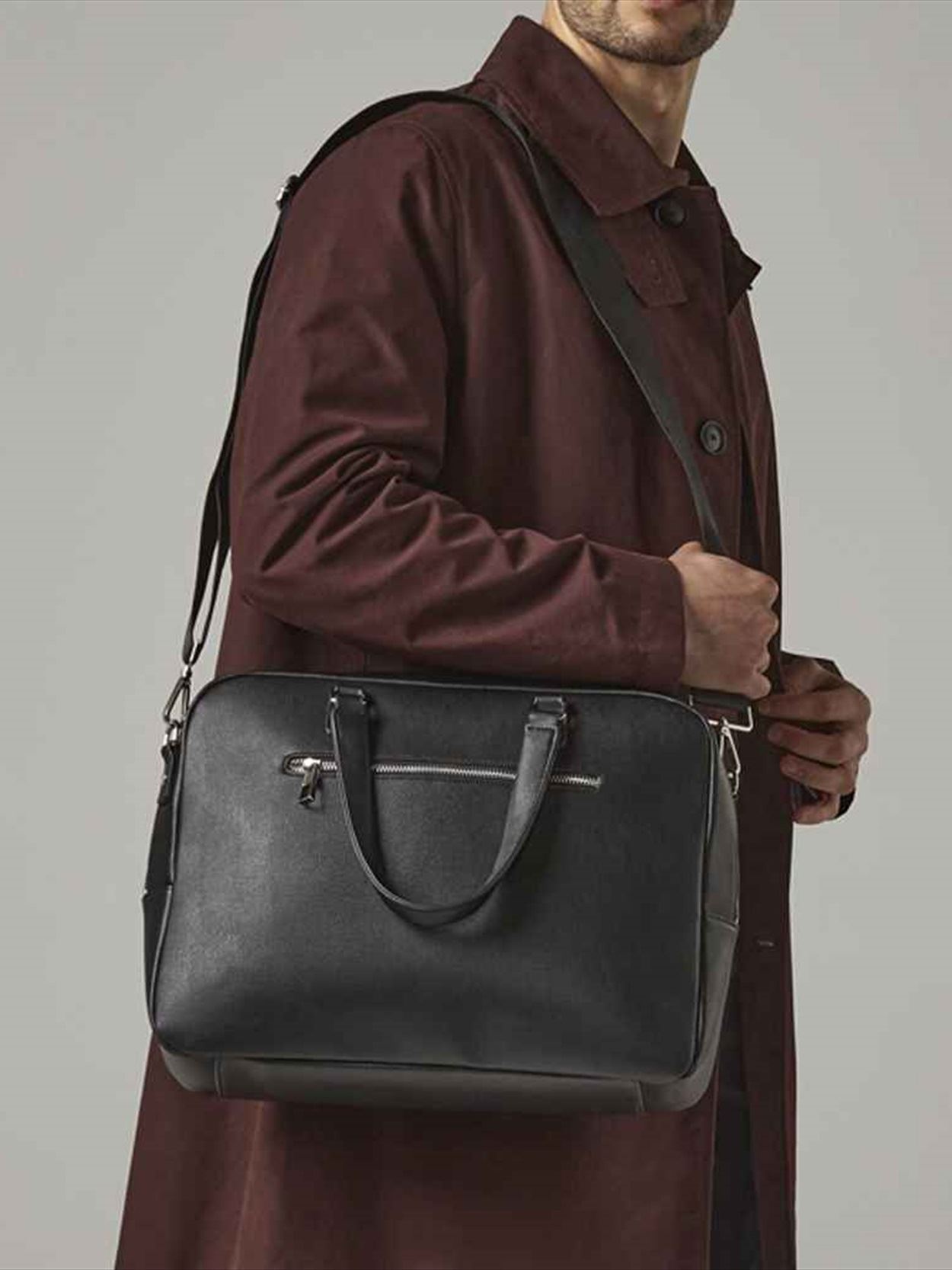 QD771 Quadra Tailored Luxe Briefcase Image 1