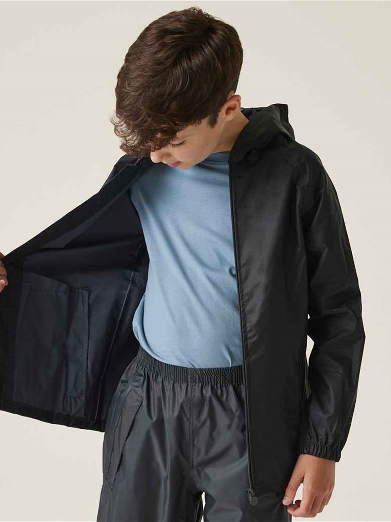 RG256 TRW908 Regatta Kids Pro Stormbreak Waterproof Jacket Image 1