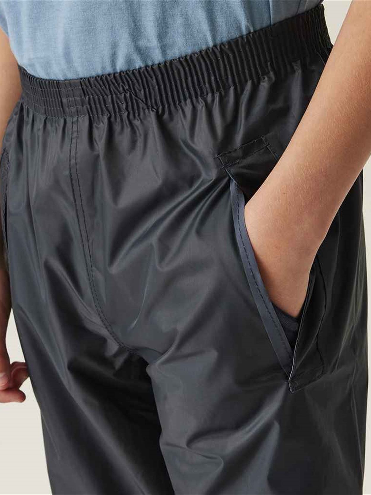 RG257 TRW808 Regatta Kids Pro Stormbreak Overtrousers Image 1