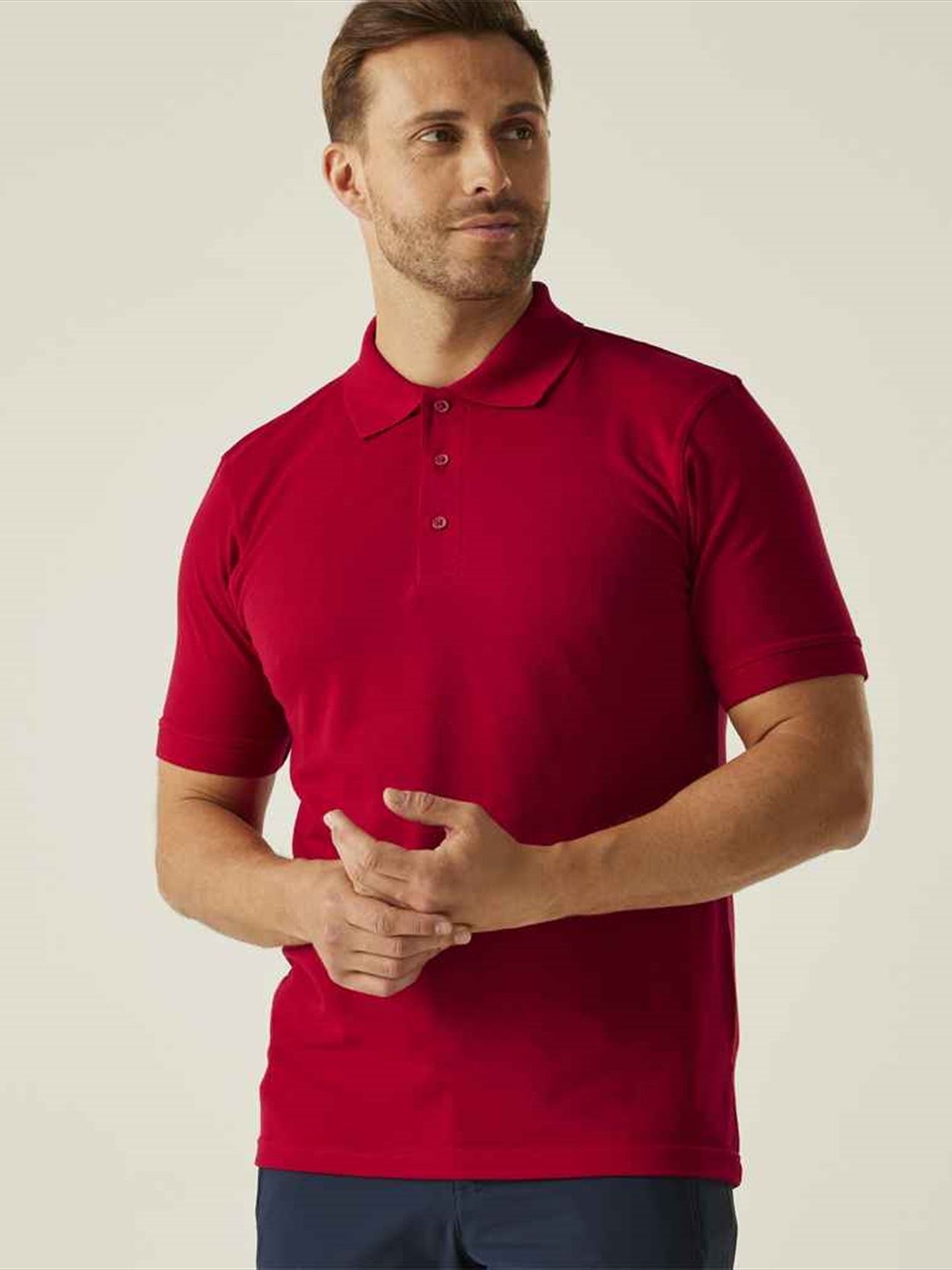 RG320 TRS143 Regatta Classic Piqué Polo Shirt Image 3