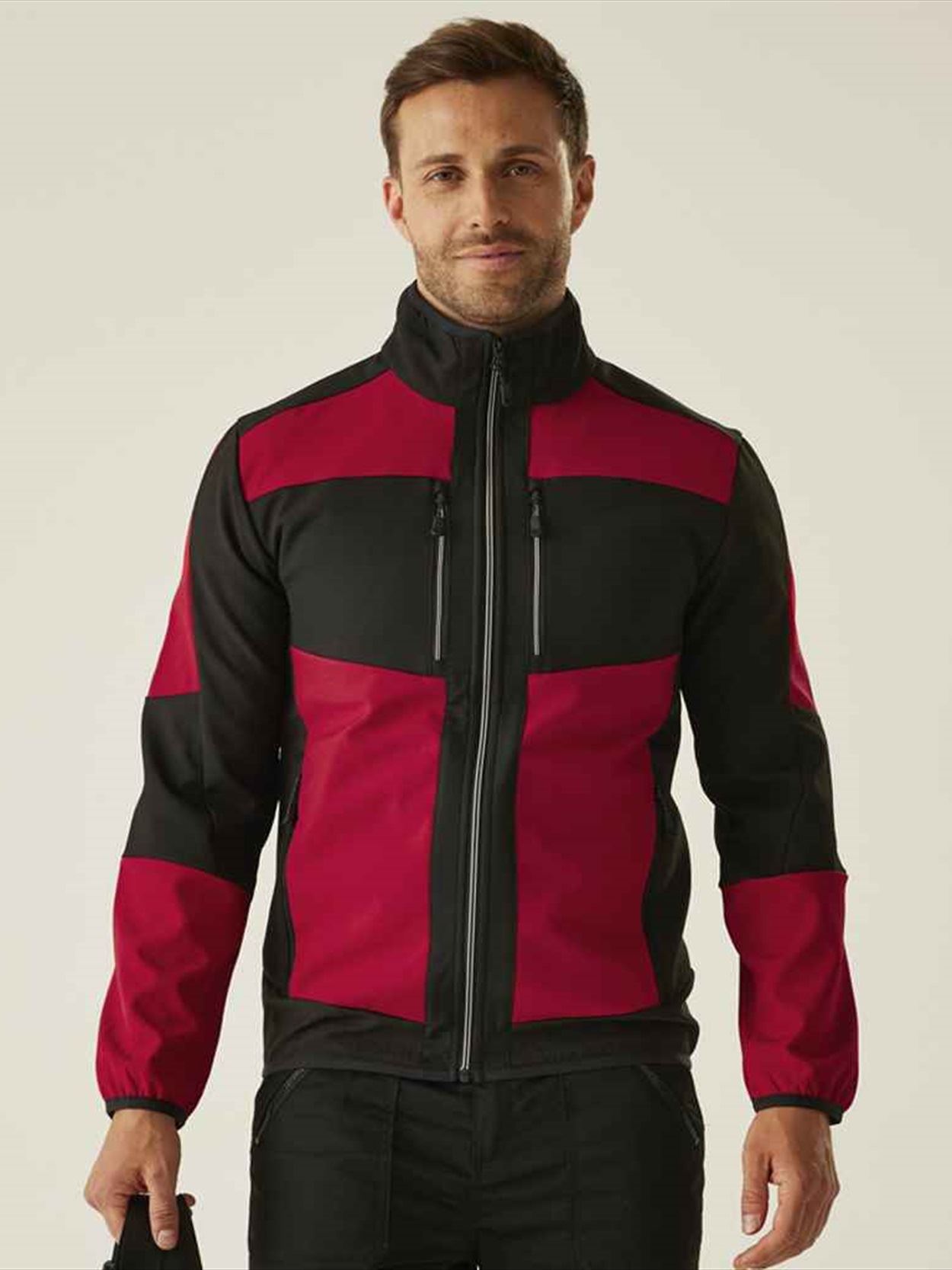 RG384 TRA753 Regatta E-Volve Unisex Two Layer Soft Shell Jacket Image 2