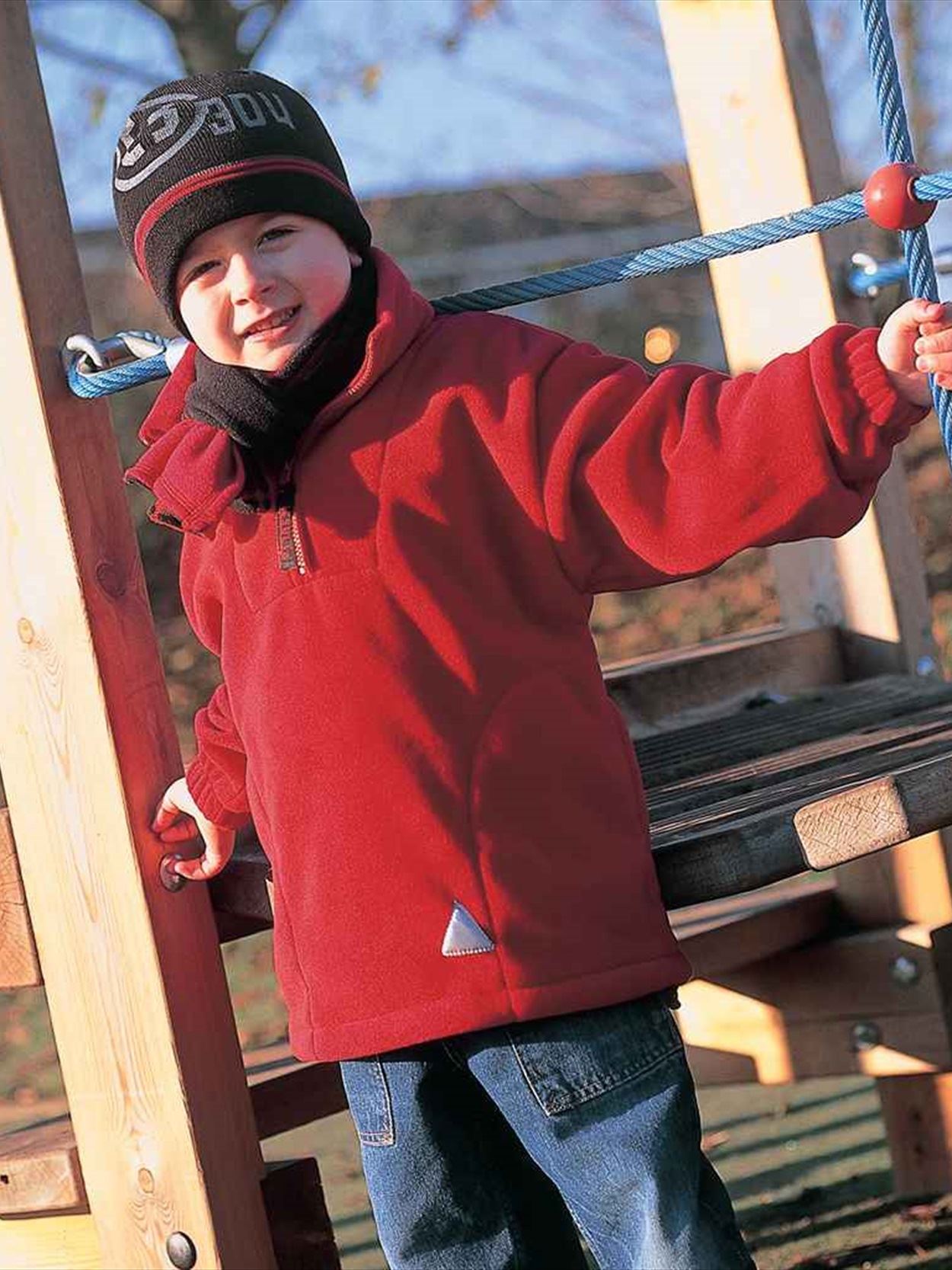 RS33B R33J/Y Result Kids/Youths Zip Neck Polartherm™ Fleece Image 3