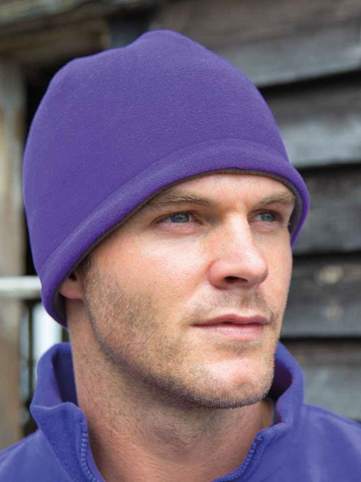 RS374 R374X Result Reversible Fleece Skull Hat Image 3
