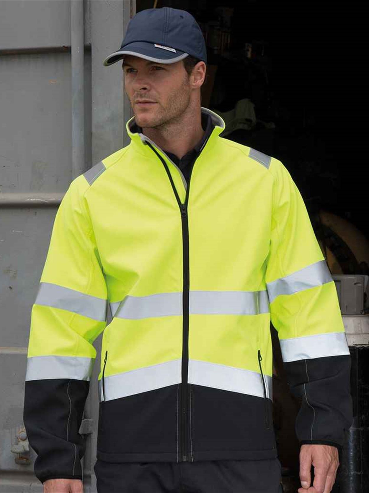 RS450 R450X Result Safe-Guard Printable Safety Soft Shell Jacket Image 2