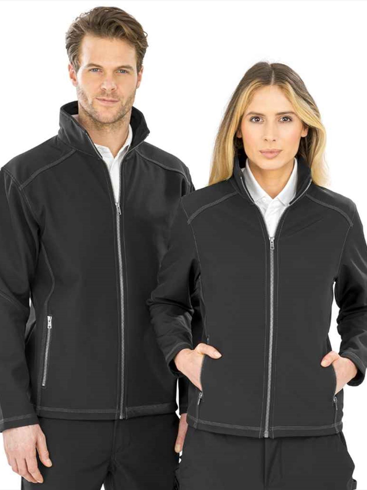 RS455M R455M Result Work-Guard Treble Stitch Soft Shell Jacket Image 1