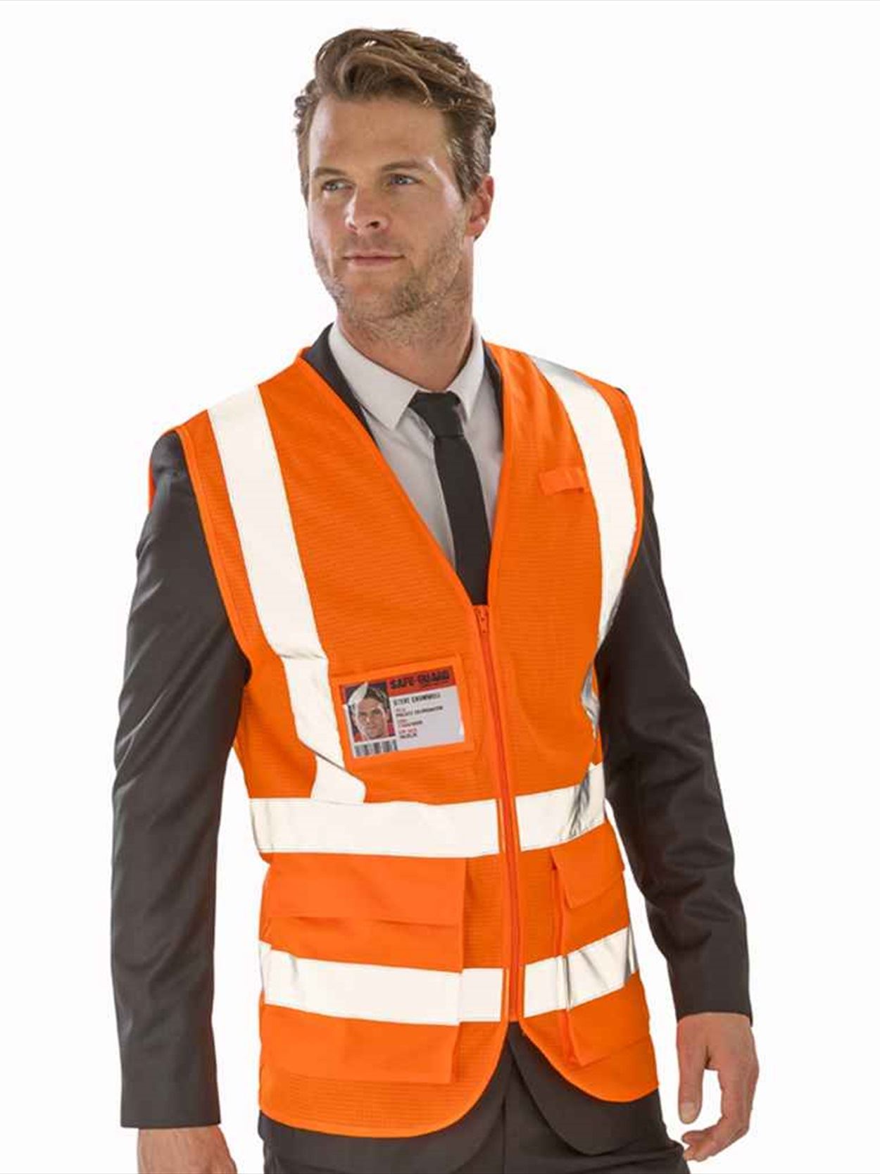 RS479 R479X Result Safe-Guard Executive Cool Mesh Safety Vest Image 1