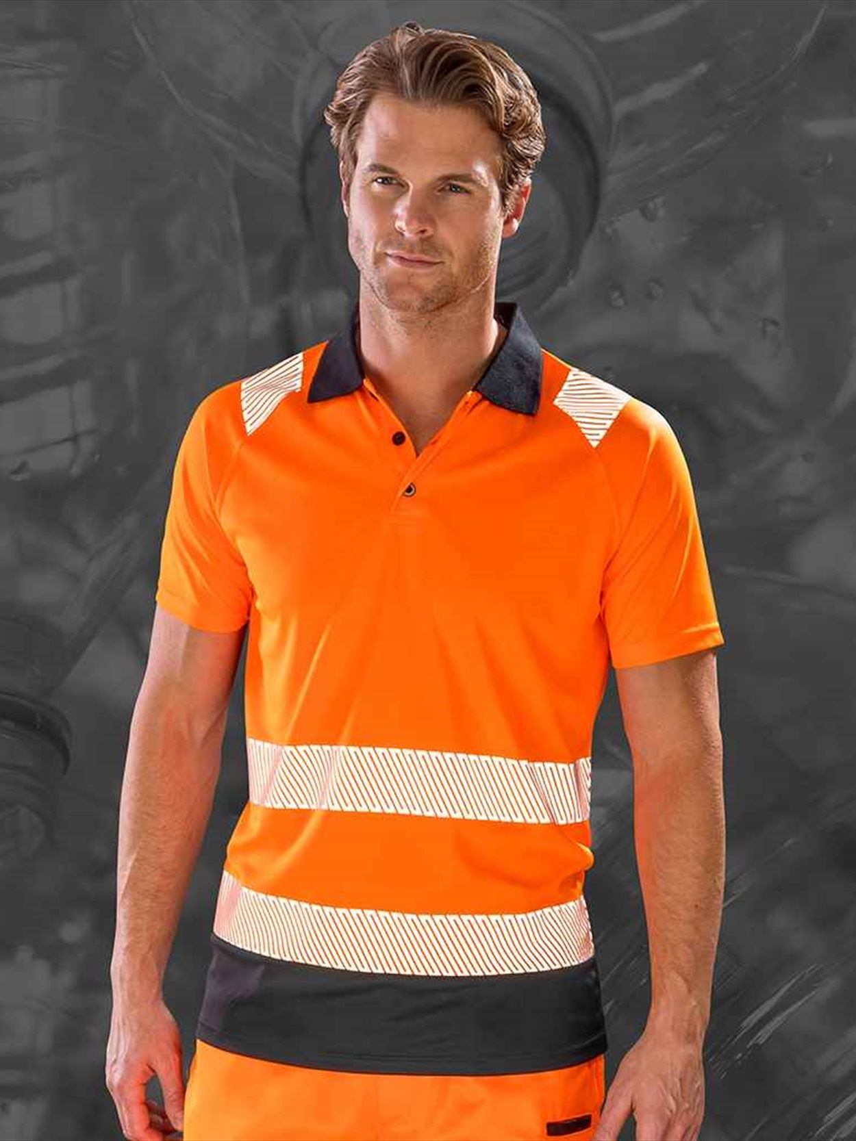 RS501 R501X Result Recycled Safety Polo Shirt Image 1