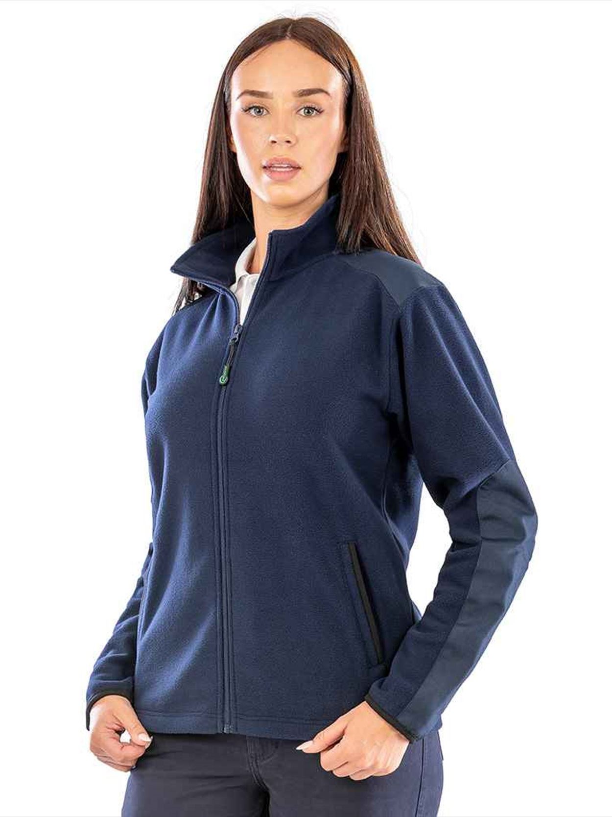 RS515 R515X Result Recycled Heavy Duty Micro Fleece Jacket Image 2