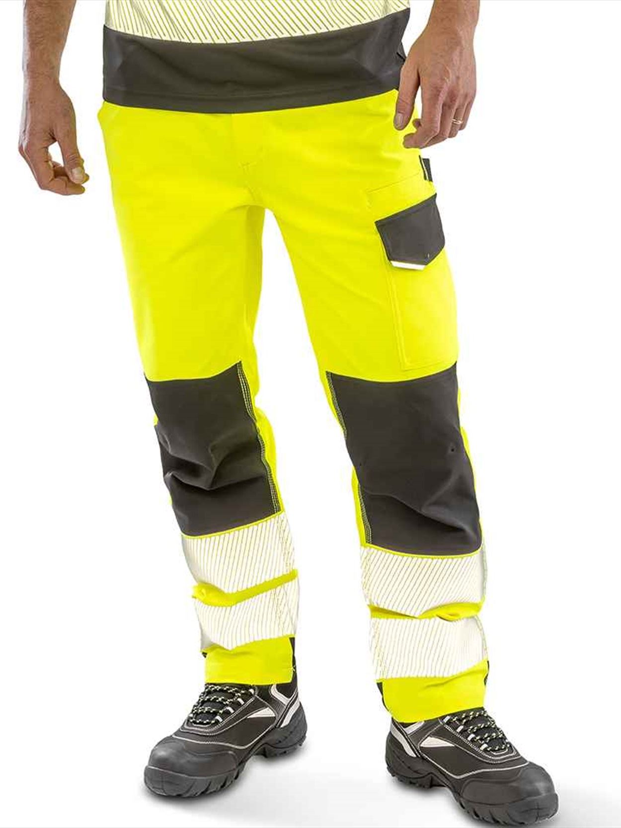 RS517 R517X Result Recycled Dynamic Stretch Safety Trousers Image 2