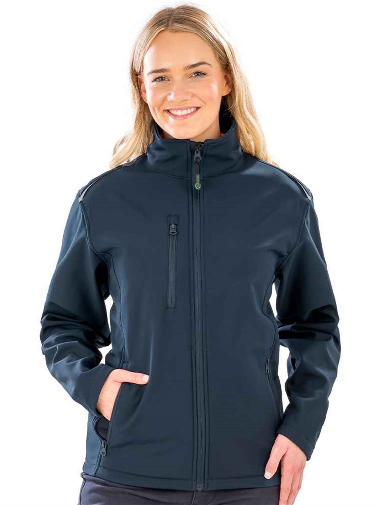 RS900F R900F Result Recycled Ladies Three Layer Printable Soft Shell Jacket Image 2