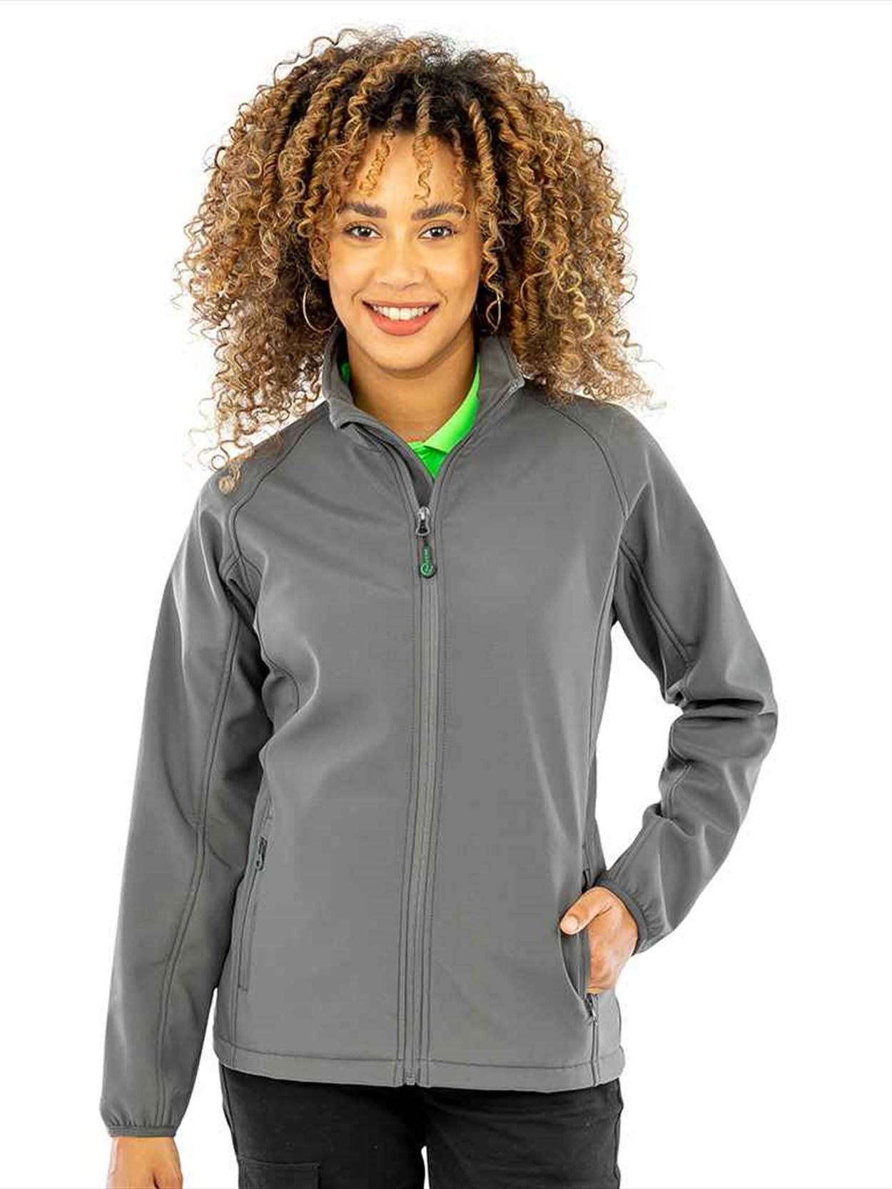 RS901F R901F Result Recycled Ladies Printable Soft Shell Jacket Image 3