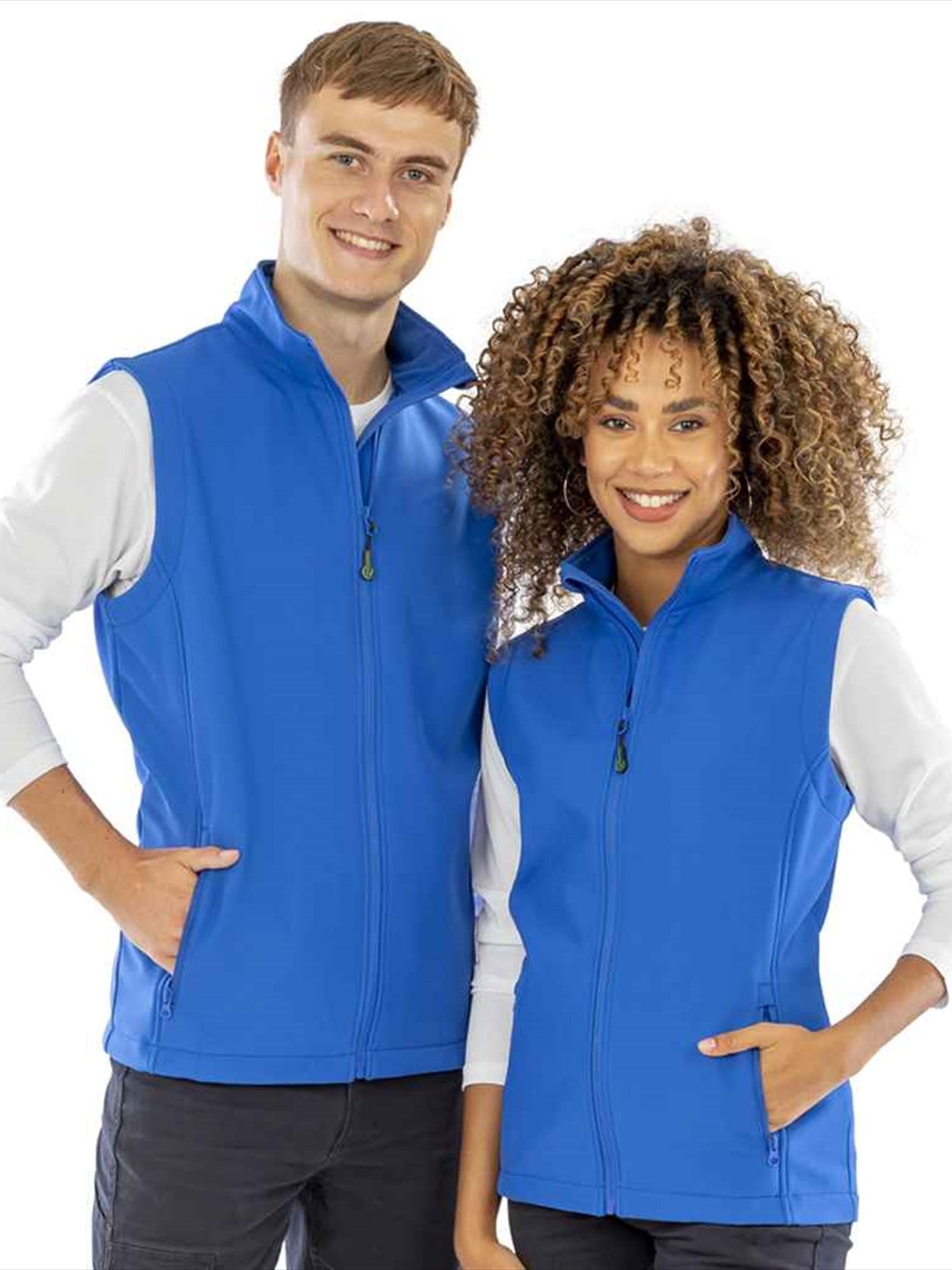 RS902F R902F Result Recycled Ladies Printable Soft Shell Bodywarmer Image 2