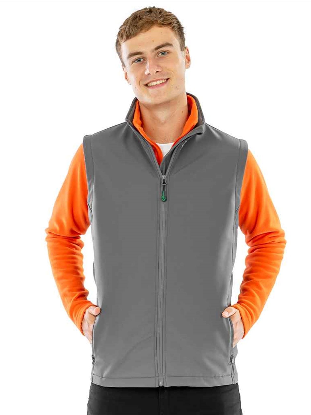 RS902M R902M Result Recycled Printable Soft Shell Bodywarmer Image 3