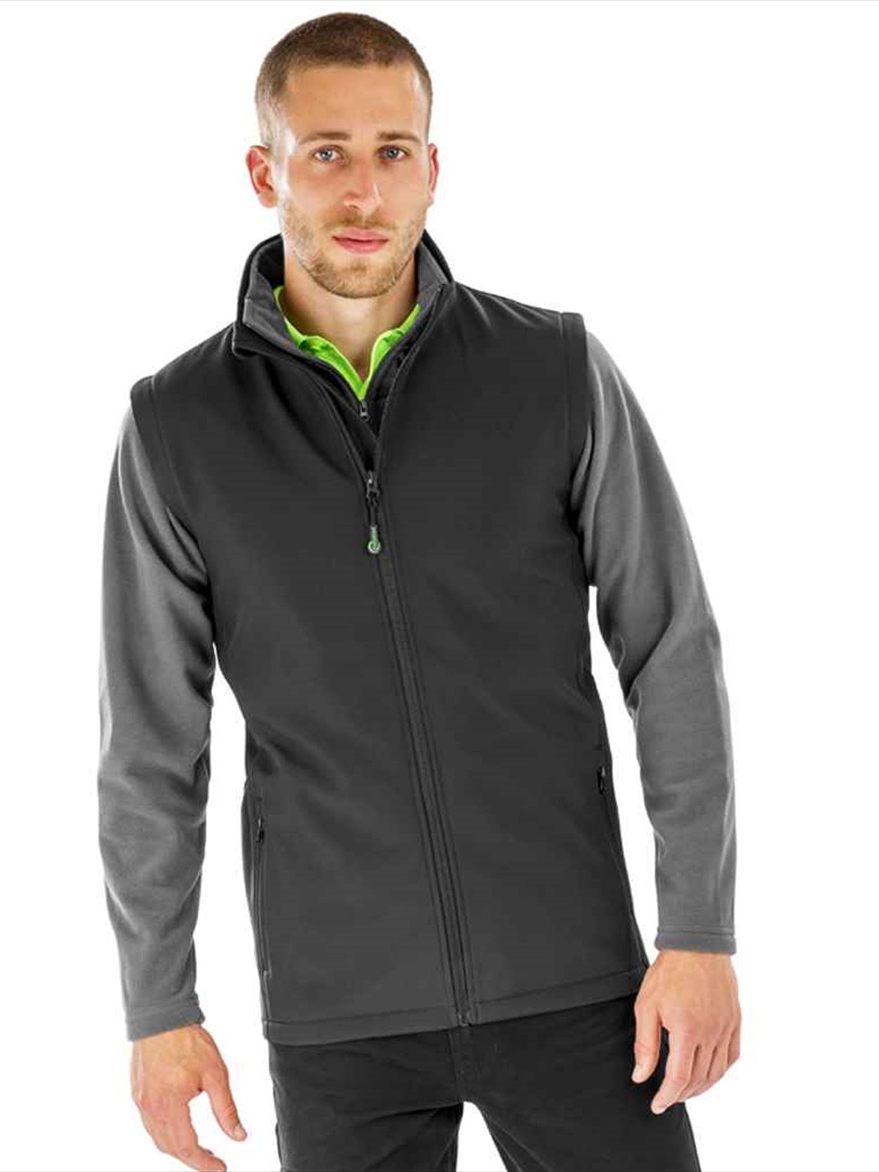 RS902M R902M Result Recycled Printable Soft Shell Bodywarmer Image 1