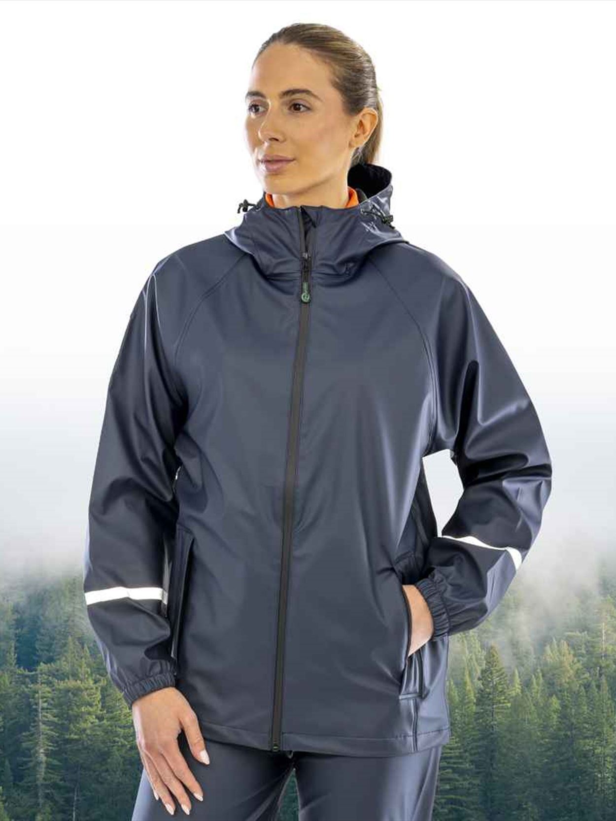 RS915 R915X Result Recycled Prism PU Waterproof Jacket Image 2