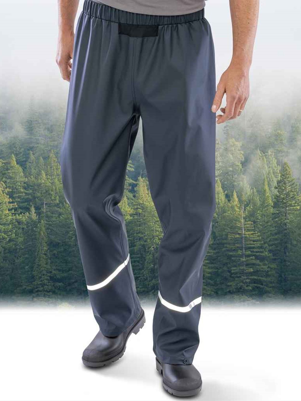 RS916 R916X Result Recycled Prism PU Waterproof Trousers Image 2