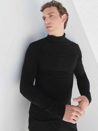 SF125 SF Clothing Feel Good Stretch Roll Neck Top