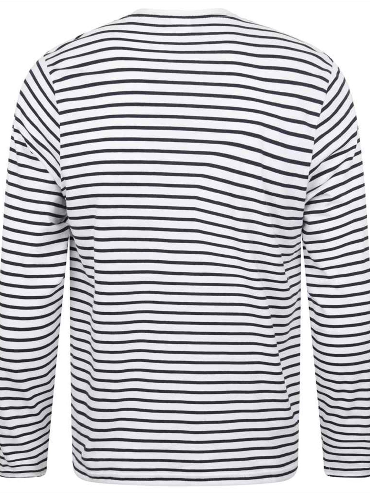 SF204 SF Clothing Unisex Long Sleeve Striped T-Shirt Image 2