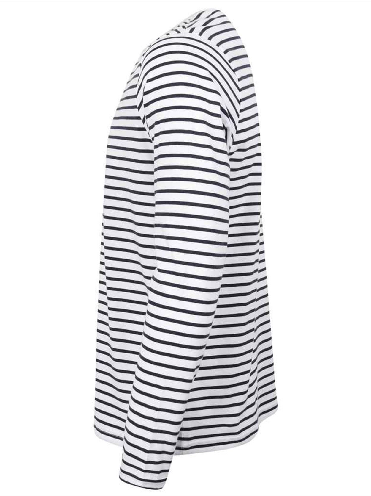 SF204 SF Clothing Unisex Long Sleeve Striped T-Shirt Image 3