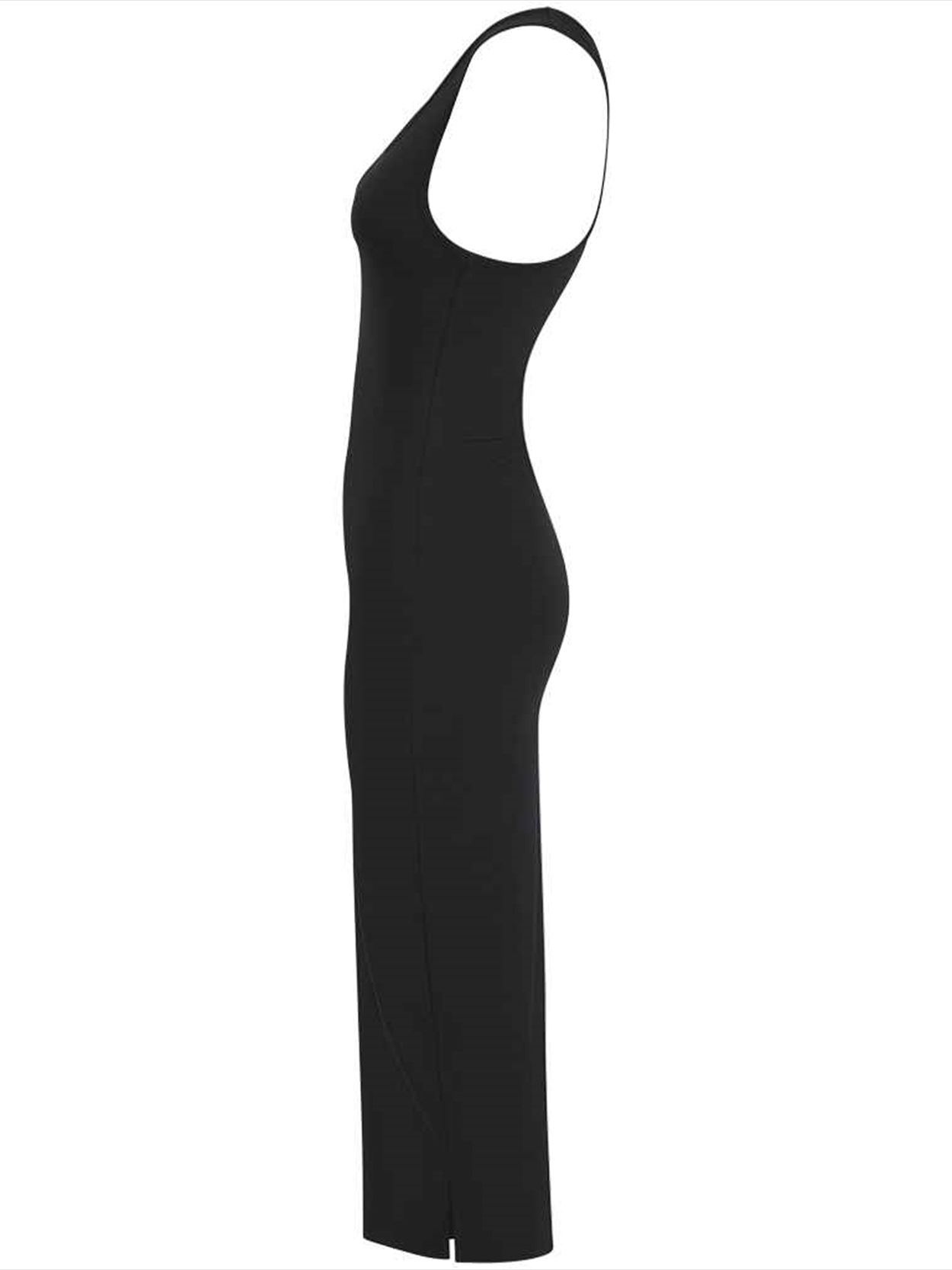 SK114 SF Clothing Ladies Racer Back Midi Dress Image 3