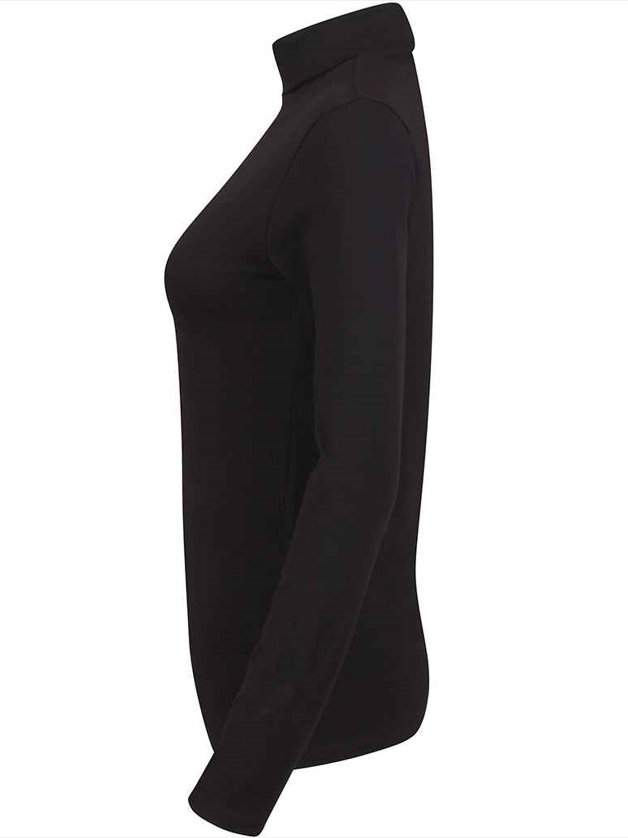 SK125 SF Clothing Ladies Feel Good Stretch Roll Neck T-Shirt Image 3