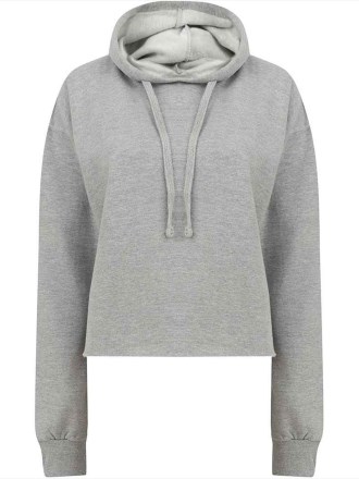SK516 SF Clothing Ladies Cropped Slounge Hoodie