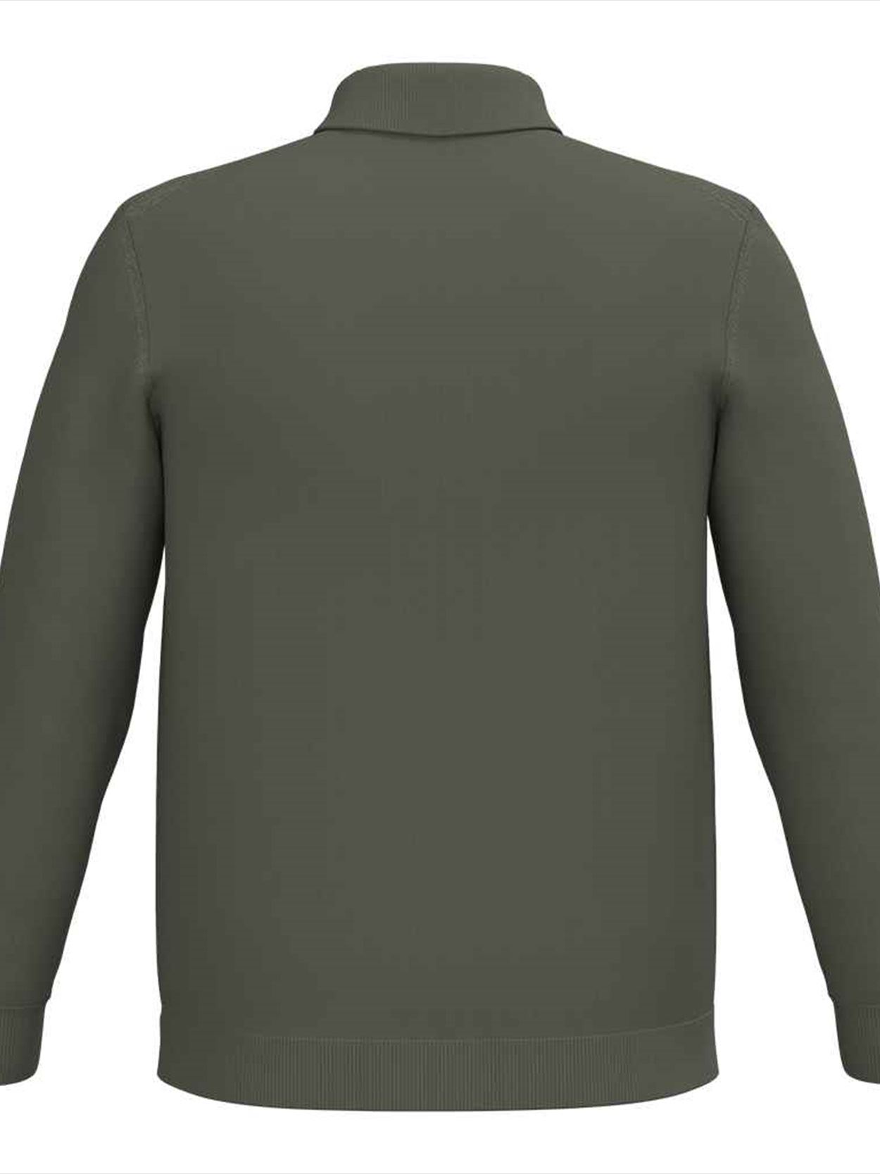SP204 Spasso Knitted Long Sleeve Polo Shirt Image 2