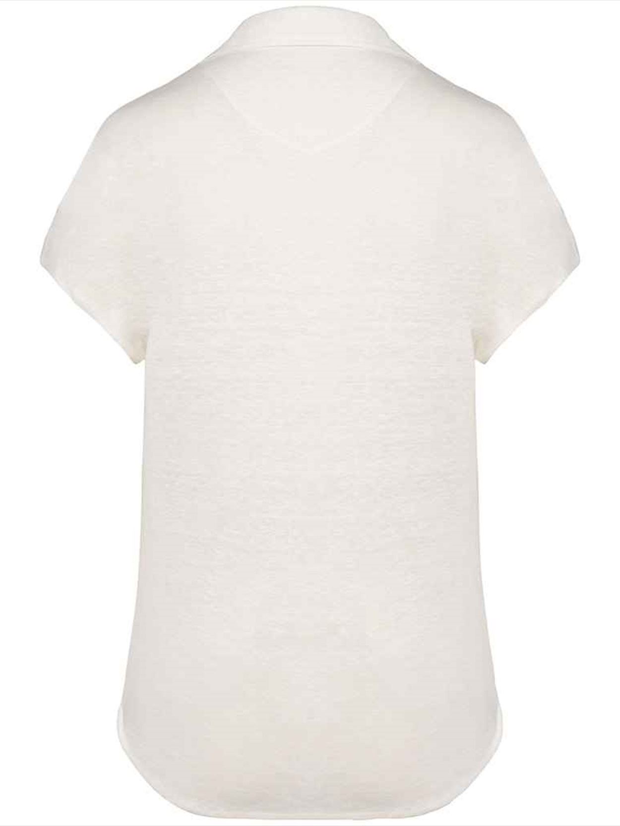 SP221 Spasso Ladies Linen Polo Shirt Image 2