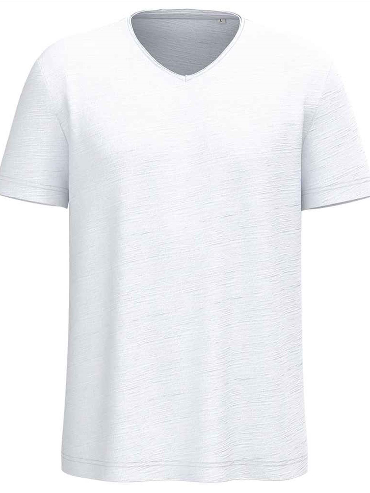 SP303 Spasso Drop Shoulder Raw Edge Collar Slub T-Shirt Image 1