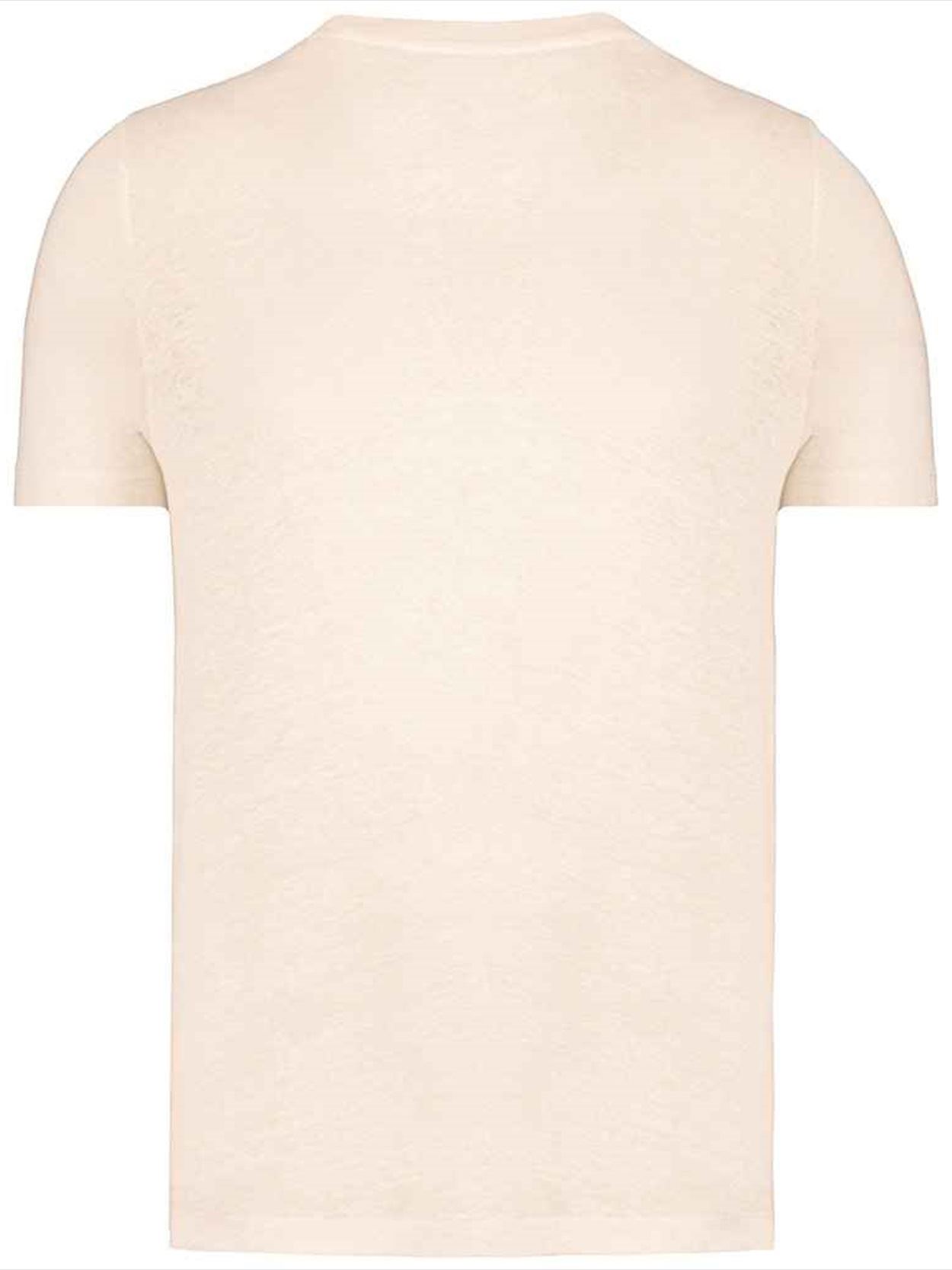 SP320 Spasso Crew Neck Linen T-Shirt Image 2