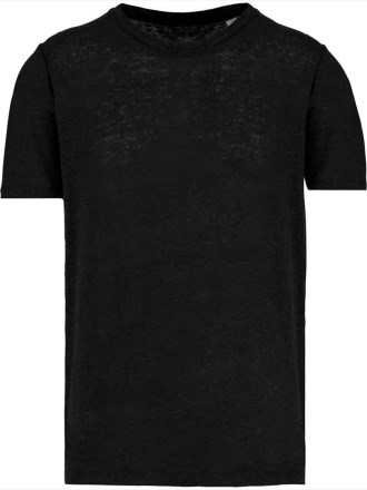 SP320 Spasso Crew Neck Linen T-Shirt