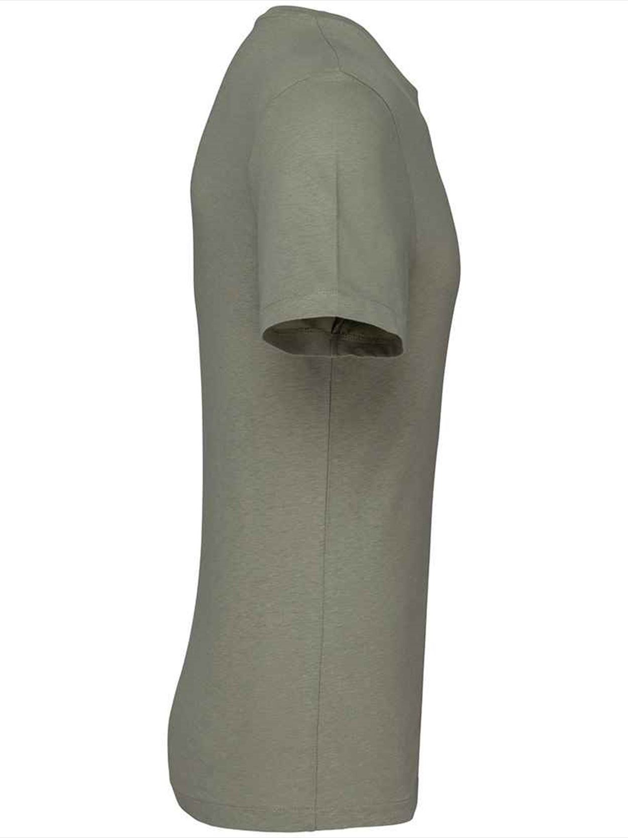 SP325 Spasso Unisex Organic Cotton Linen Blend T-Shirt Image 3