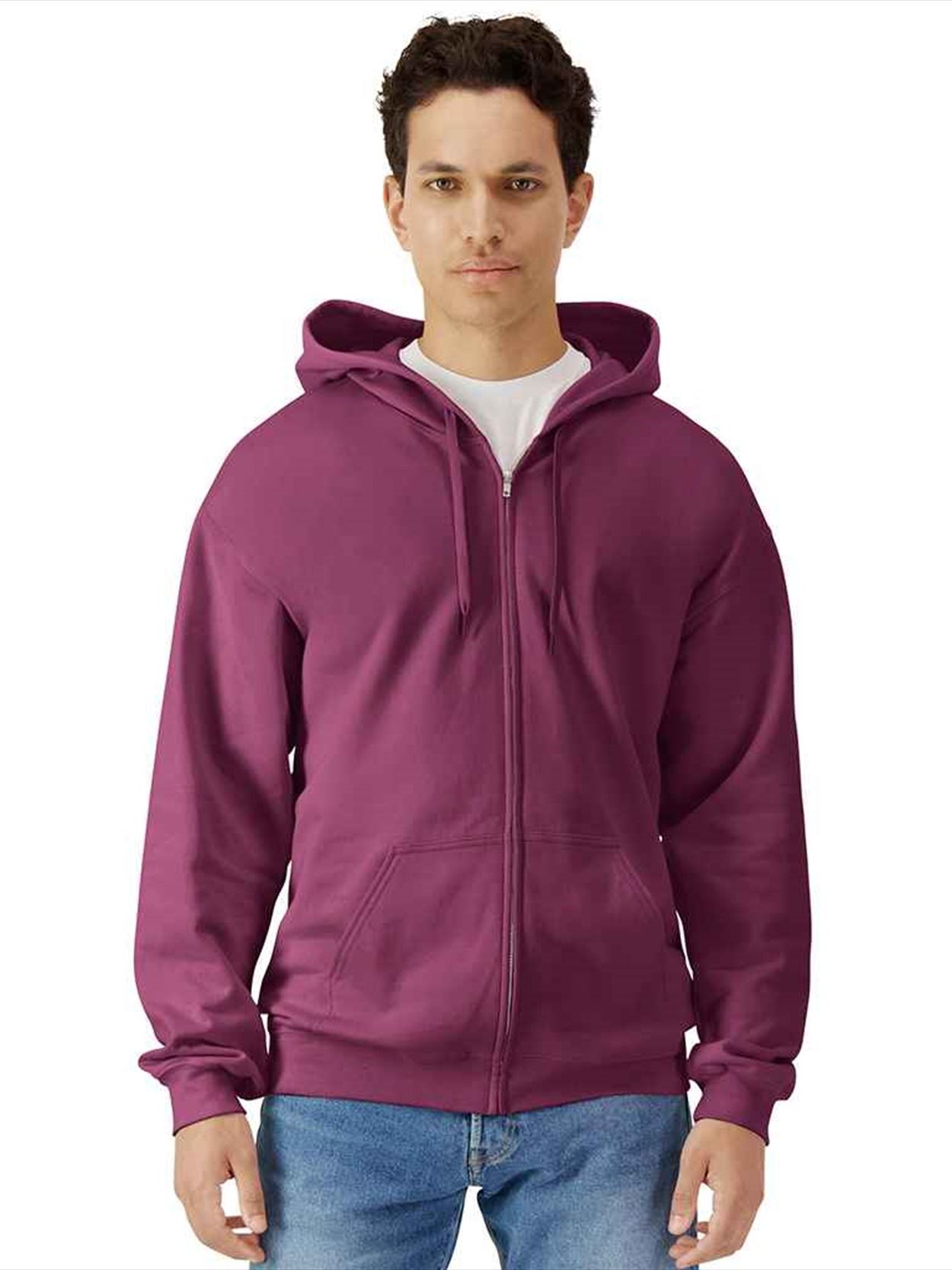 GD69 SF600 Gildan SoftStyle® Midweight Full Zip Hooded Sweatshirt Image 3