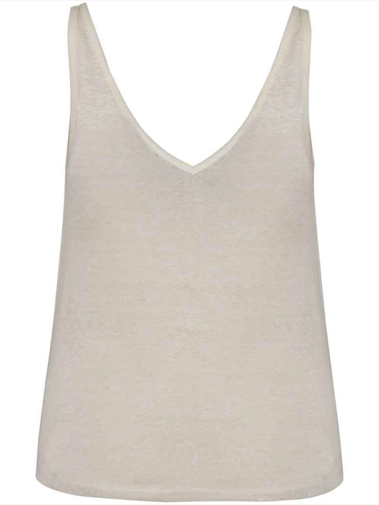SP343 Spasso Ladies Linen Tank Top Image 2