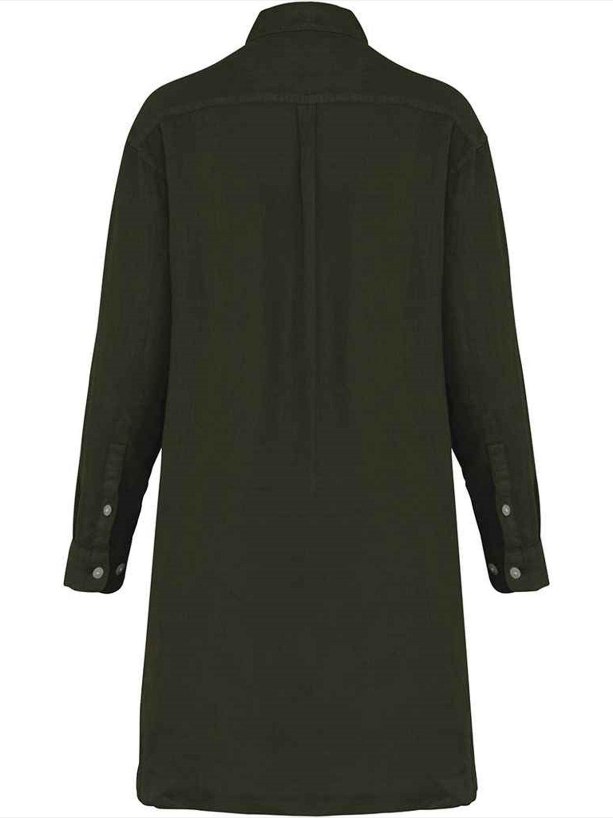 SP5008 Spasso Ladies Linen Dress Shirt Image 2