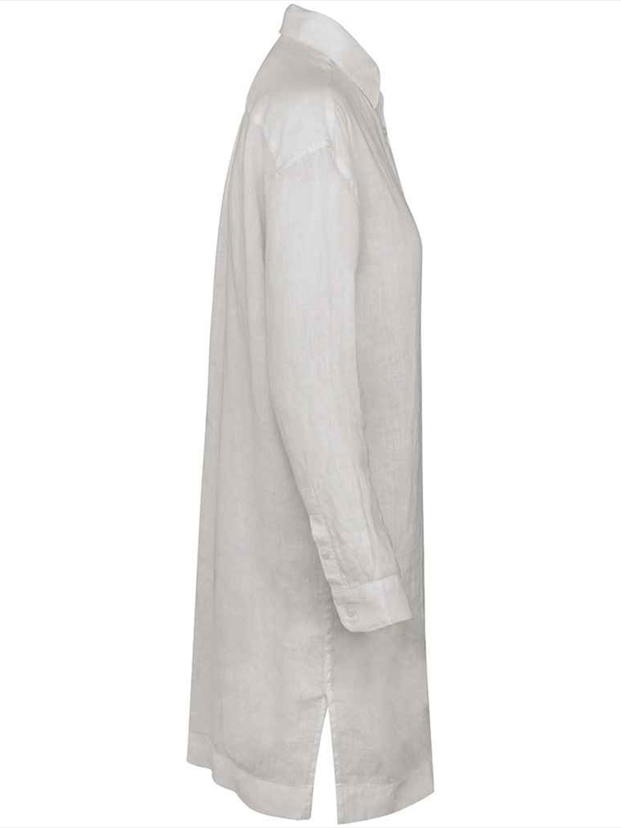 SP5008 Spasso Ladies Linen Dress Shirt Image 3