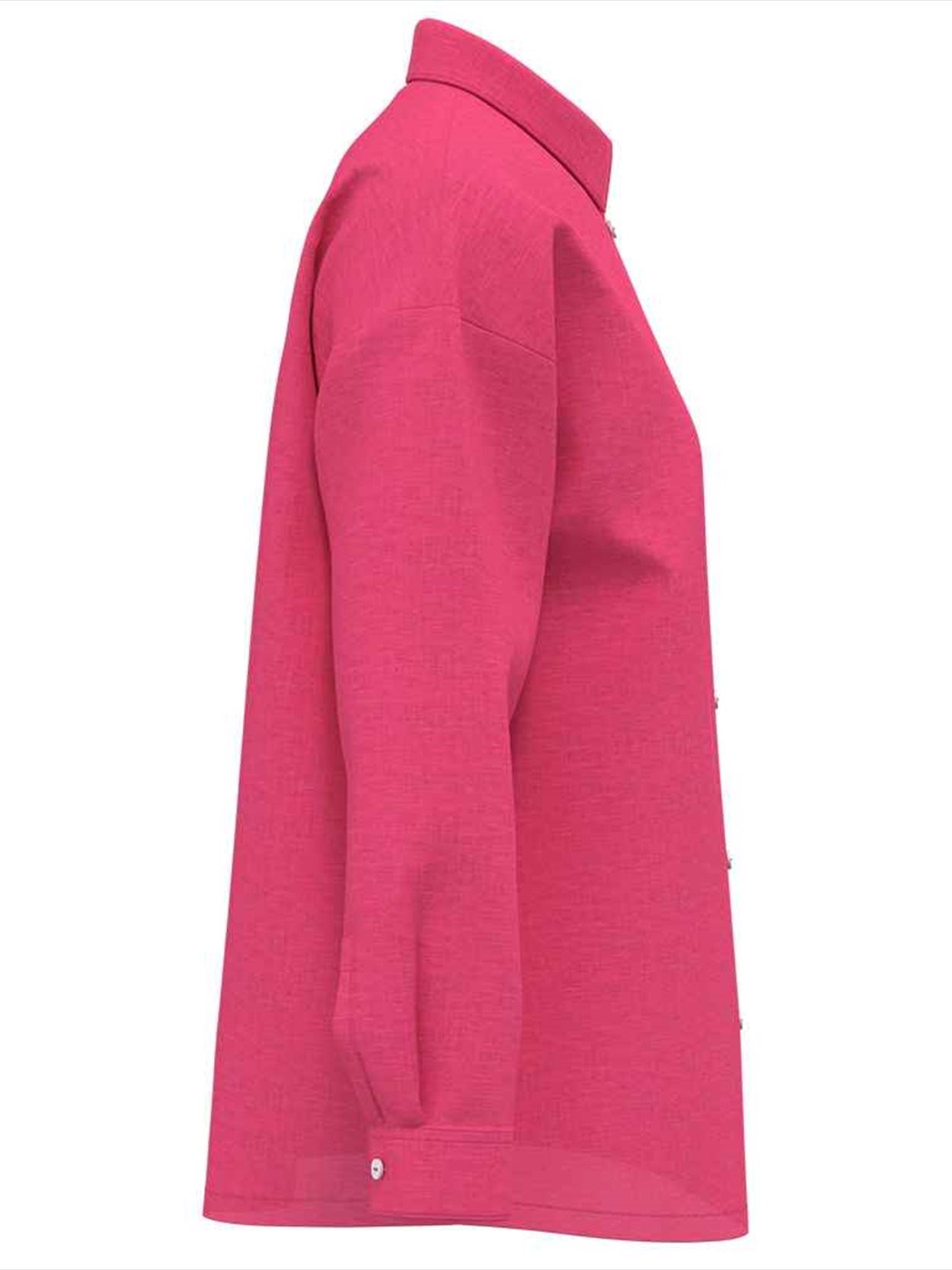SP501 Spasso Ladies Long Sleeve Oversized Linen Shirt Image 3