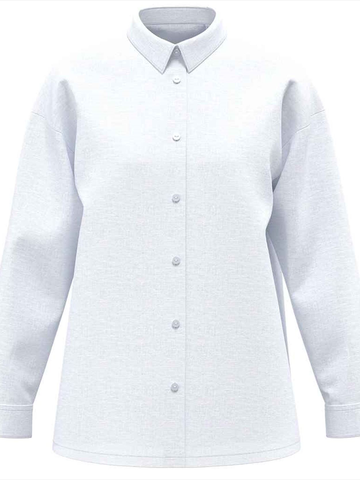 SP501 Spasso Ladies Long Sleeve Oversized Linen Shirt Image 1