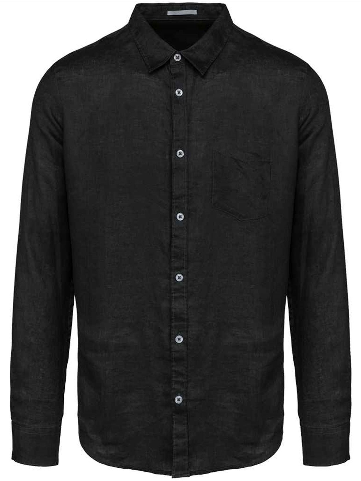 SP504 Spasso Long Sleeve Linen Shirt Image 1