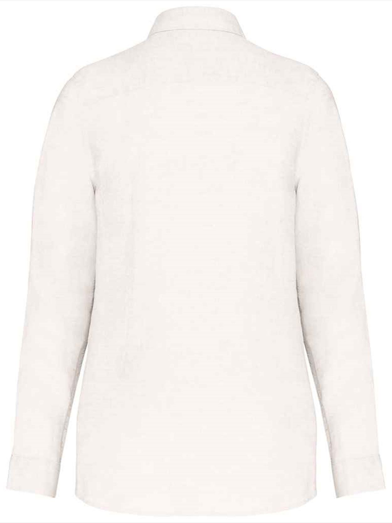 SP505 Spasso Ladies Long Sleeve Linen Shirt Image 2