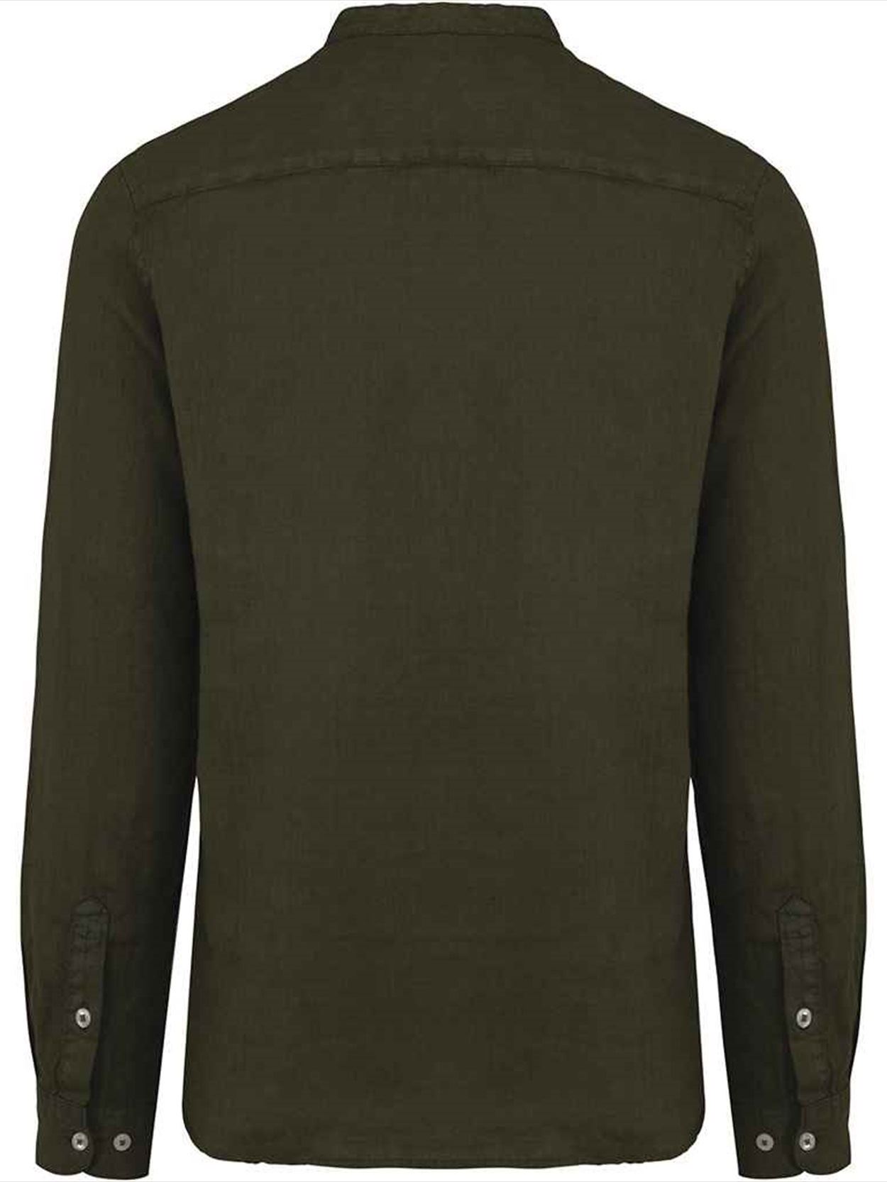 SP507 Spasso Washed Mao Collar Shirt Image 2