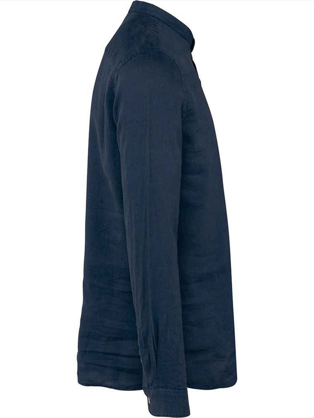 SP507 Spasso Washed Mao Collar Shirt Image 3