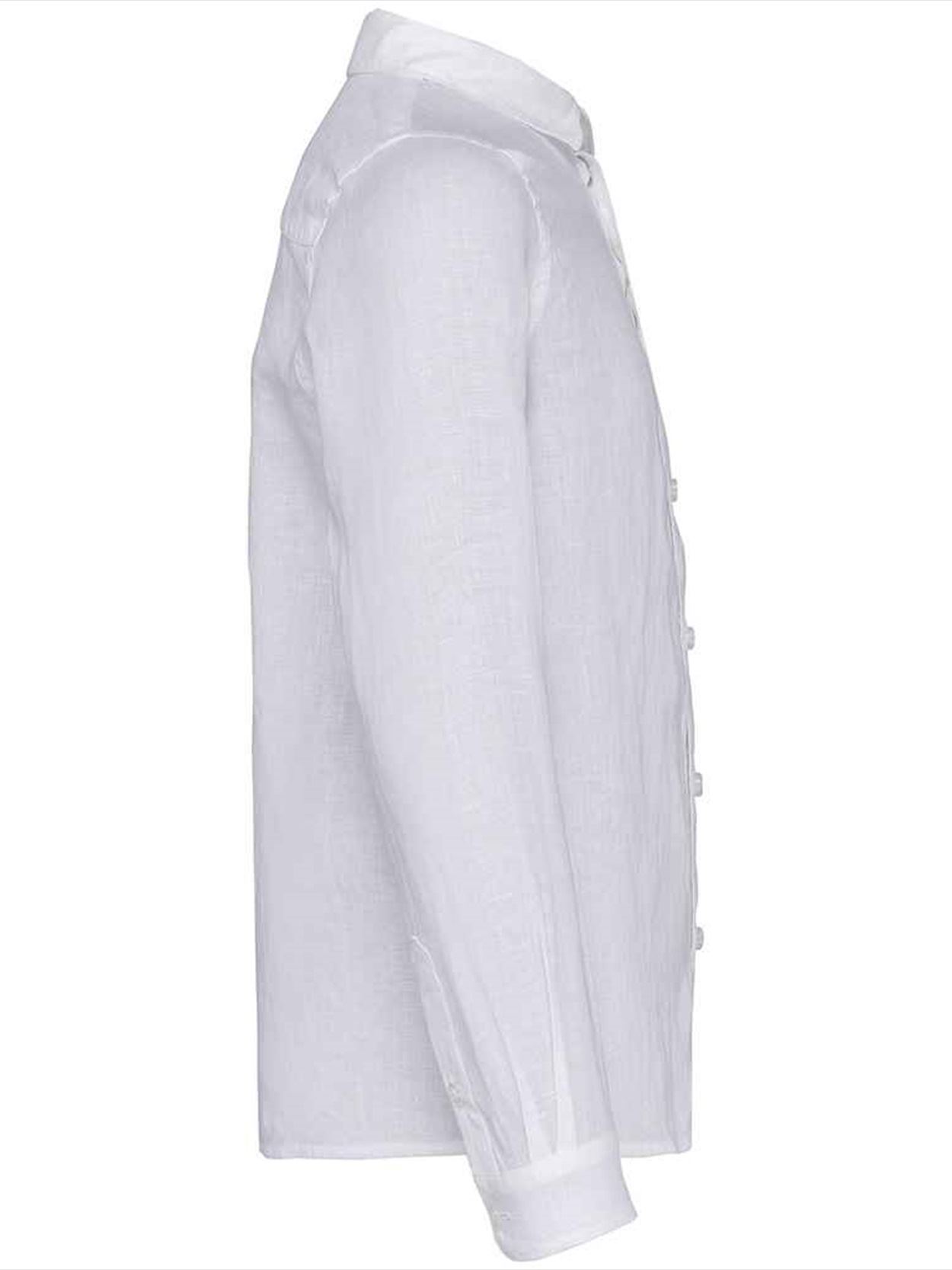 SP512 Spasso Kids Long Sleeve Linen Shirt Image 3