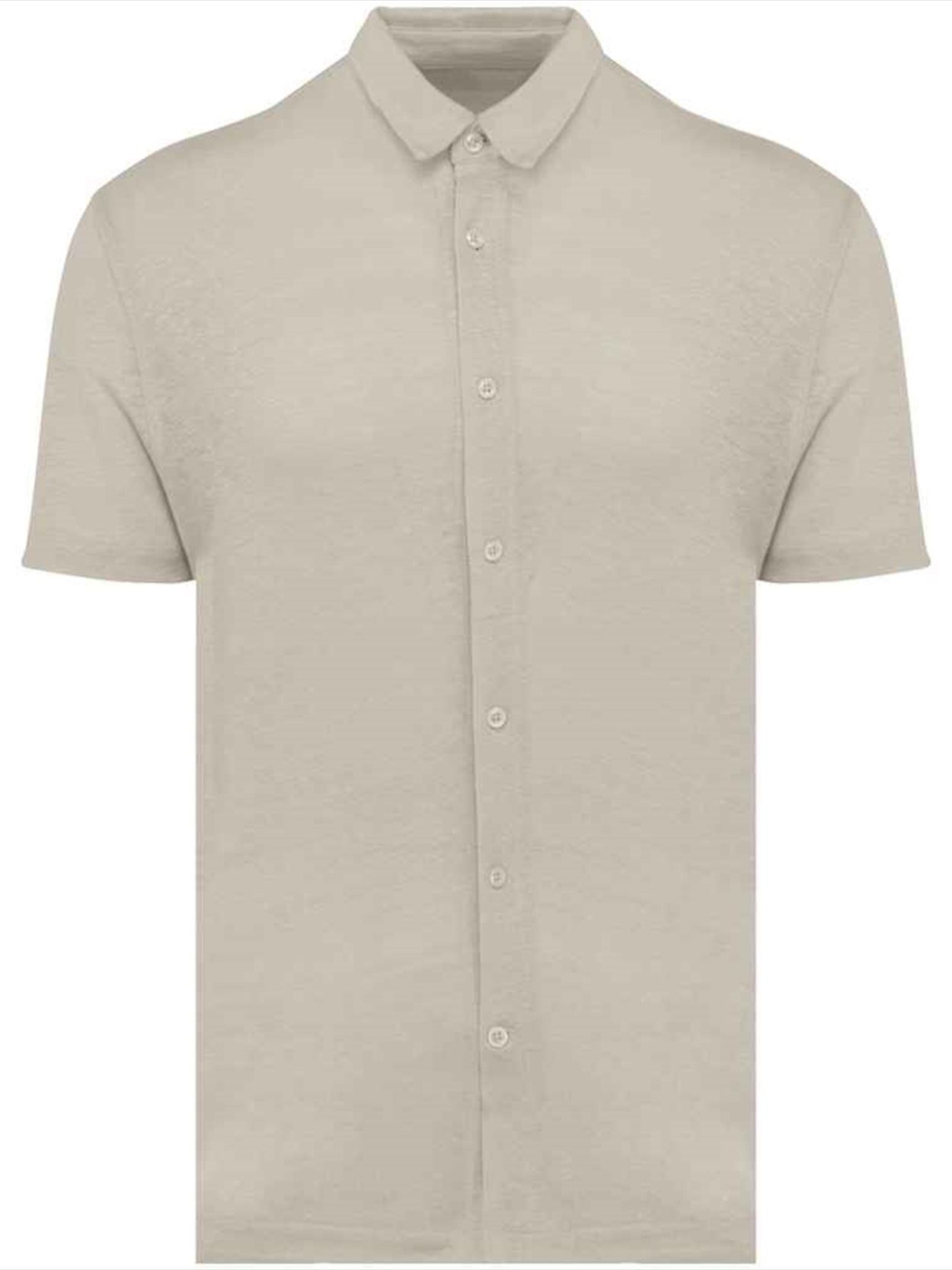 SP517 Spasso Short Sleeve Linen Shirt Image 1