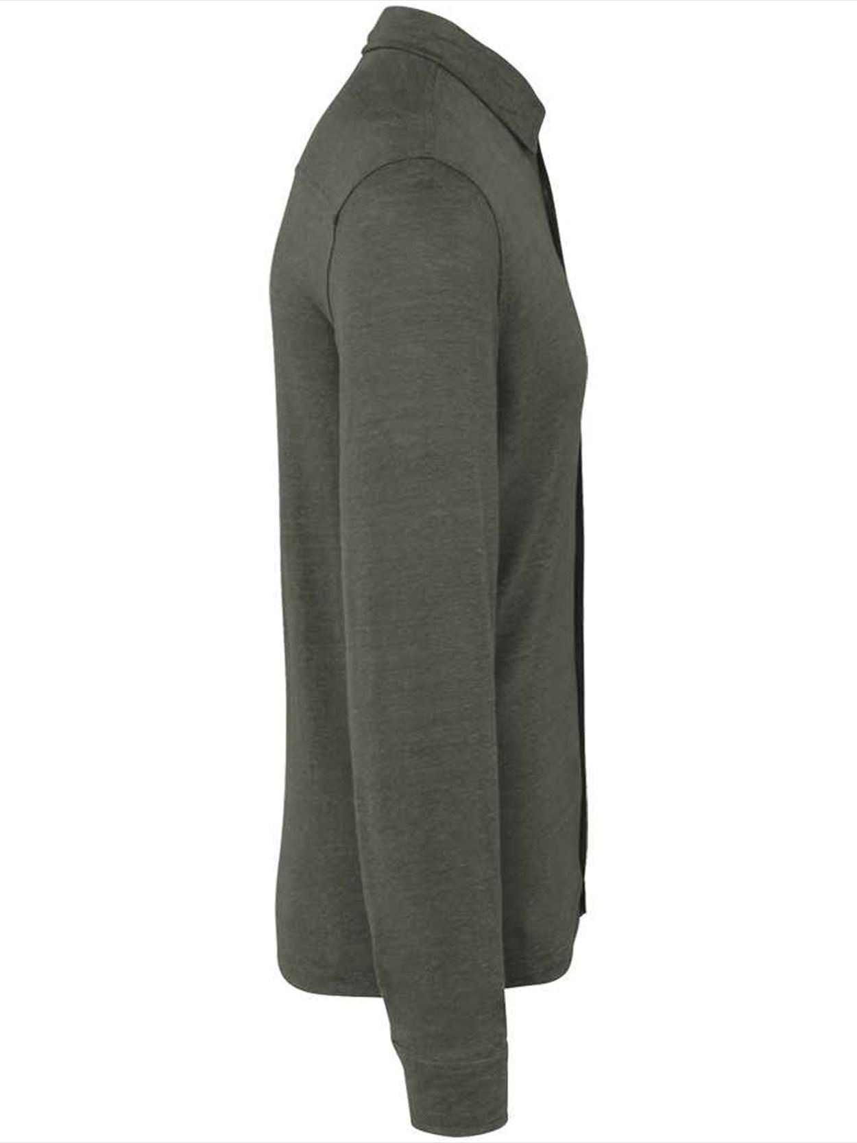 SP518 Spasso Long Sleeve Linen Shirt Image 3