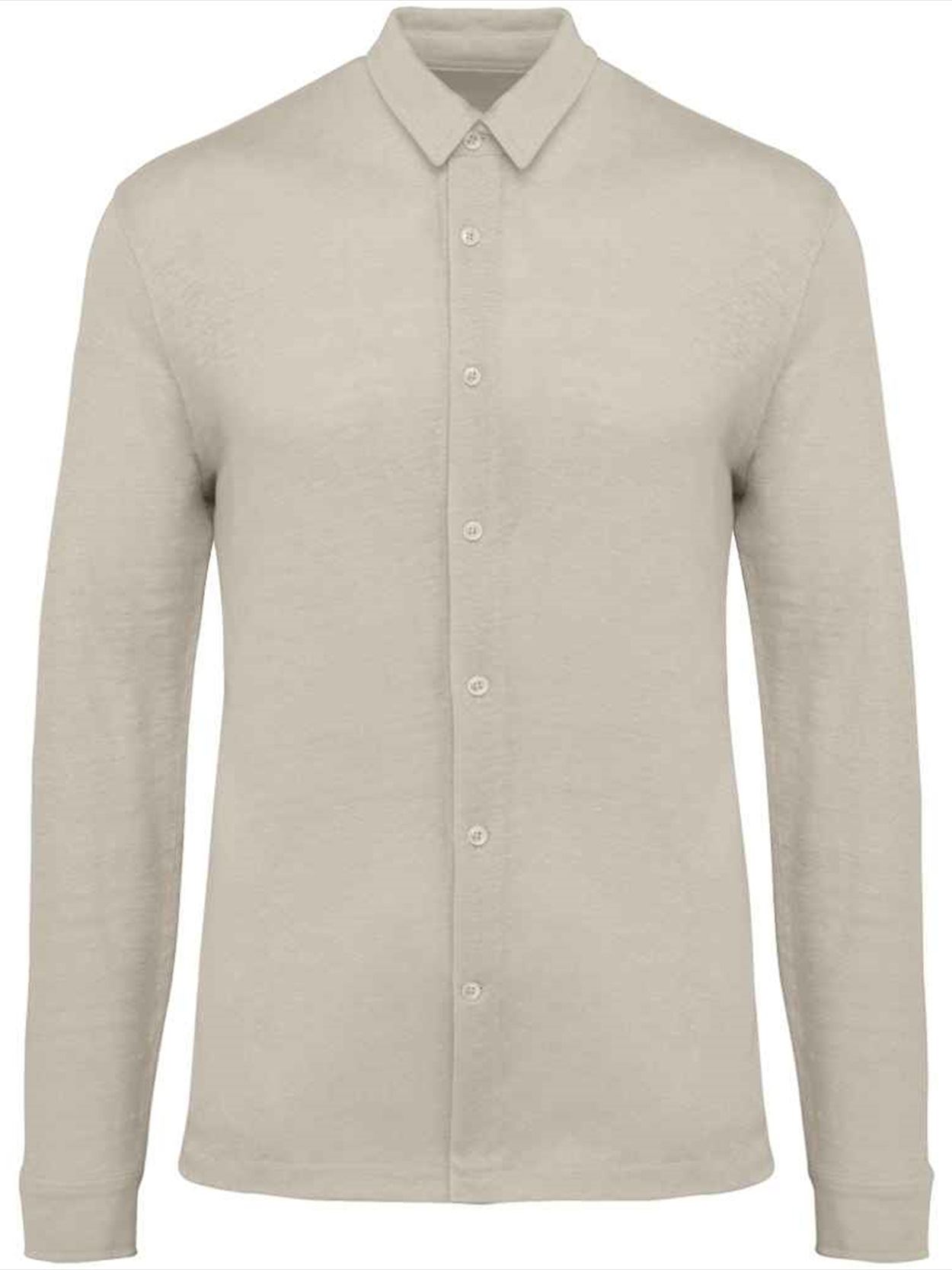 SP518 Spasso Long Sleeve Linen Shirt Image 1